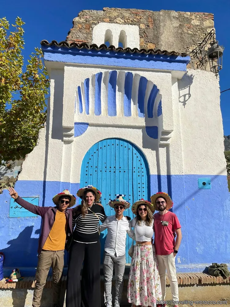 chefchaouen the blue city group