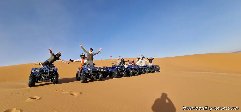 SAHARA DESERT TOUR FROM AGADIR (3 days) merzouga desert quads